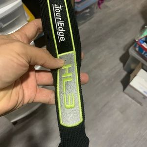 Golf club head cover tour edge